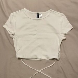 H&M tied short sleeve